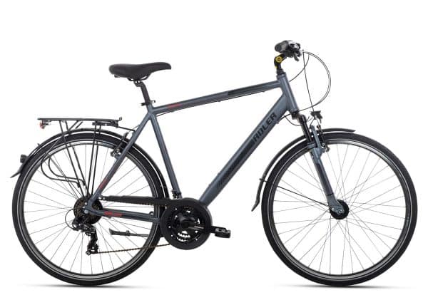 Adler Verona | 28 Zoll | grey black red | 61 cm Radgröße