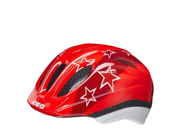 KED Meggy Trend II Kinderhelm | 52-58 cm | red stars