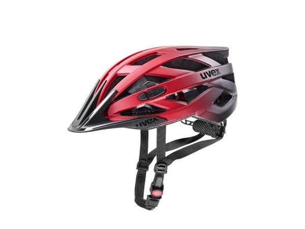 Uvex I-VO CC Helm | 56-60 cm | red black matte