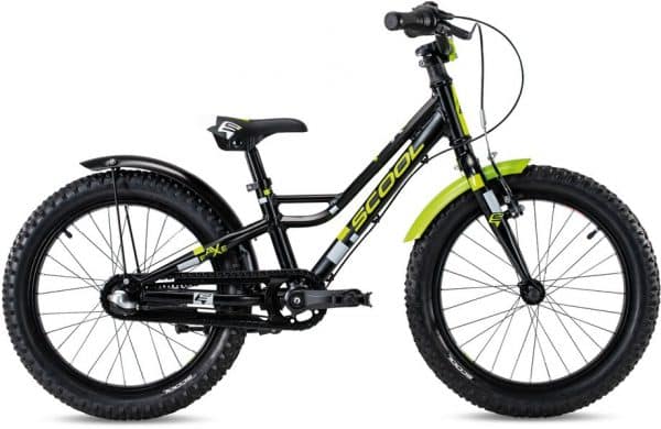 S'cool faXe 18-3S Kinderfahrrad Schwarz Modell 2022