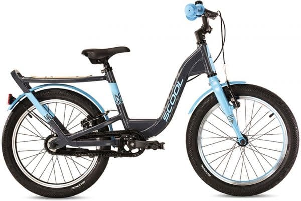 S'cool niXe Evo 18 Kinderfahrrad Grau Modell 2021