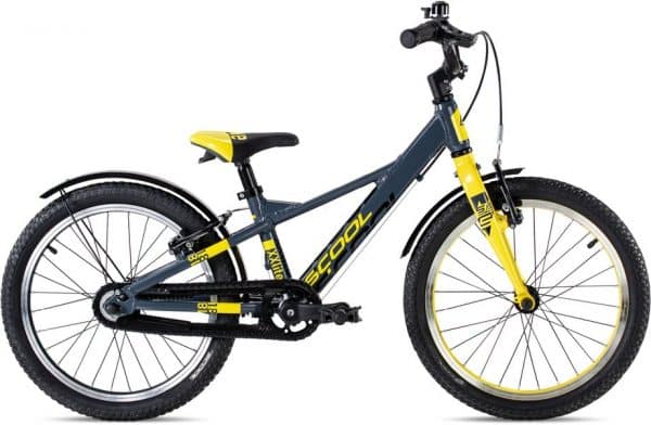 S'cool XXlite EVO 18-1S Kinderfahrrad Grau Modell 2022