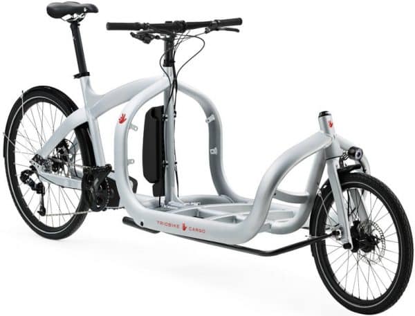 Triobike Cargo E Mid Drive Silber Modell 2020