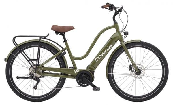 Electra Townie Path Go! 10D EQ Step-Thru E-Bike Grün Modell 2022