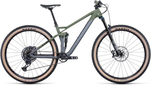 Cube Stereo 120 HPC TM Mountainbike Grau Modell 2022