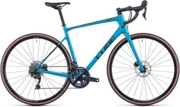 Cube Attain GTC SL Rennrad Blau Modell 2022