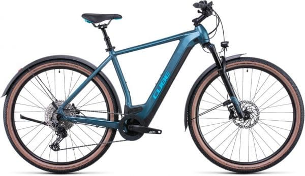 Cube Nuride Hybrid EXC 625 Allroad E-Bike Blau Modell 2022