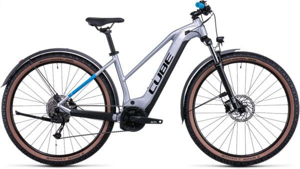 Cube Reaction Hybrid Performance 500 Allroad E-Bike Silber Modell 2022