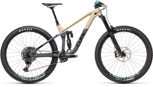 Cube Stereo 170 Race Mountainbike Beige Modell 2021