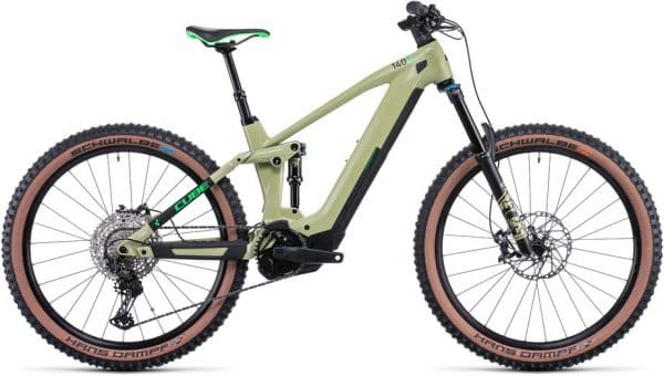 Cube Stereo Hybrid 140 HPC SL 625 E-Bike Grün Modell 2022