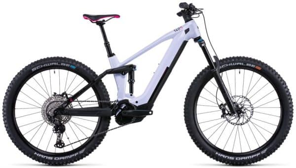 Cube Stereo Hybrid 140 HPC SL 29 E-Bike Lila Modell 2022