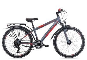 Ciclista Adventure 24 | 34 cm | grey black red