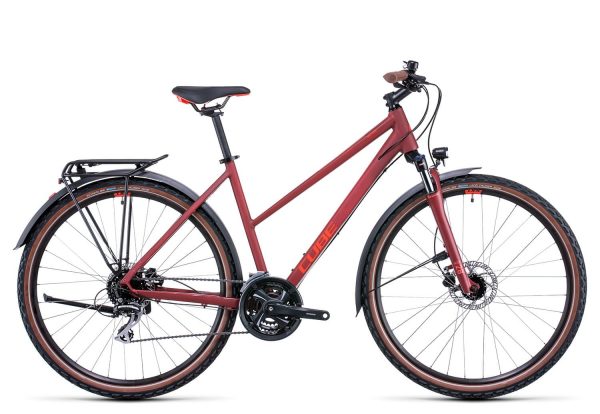 Cube Nature Allroad Trapez 2022 | 28 Zoll | darkred´n´red | 54 cm Radgröße