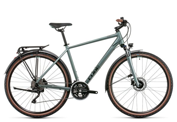 Cube Nature Pro Allroad 2022 | 28 Zoll | silvergreen´n´black | 50 cm Radgröße