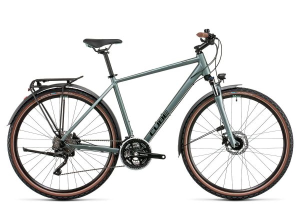 Cube Nature Pro Allroad 2022 | 28 Zoll | silvergreen´n´black | 58 cm Radgröße