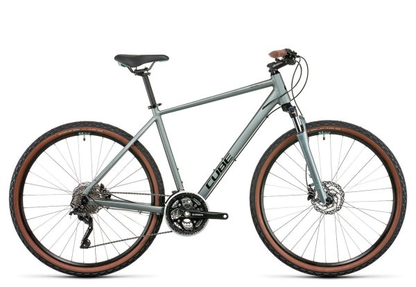 Cube Nature Pro 2022 | 28 Zoll | silvergreen´n´black | 58 cm Radgröße