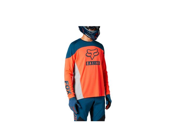 Fox Racing Defend Langarm Jersey | M | atomic punch