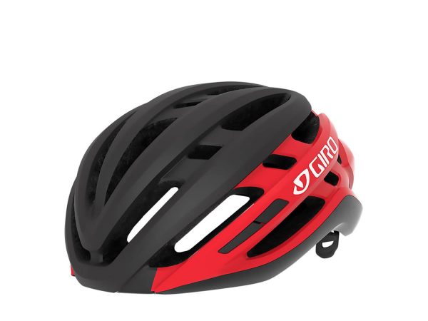 Giro Agilis Rennrad-Helm | 59-63 cm | matte black bright red