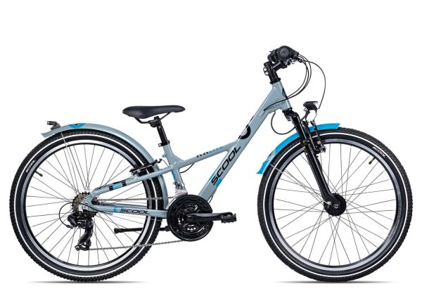 SCool XXlite alloy 24-21 | 24 Zoll | grey/petrol | 31 cm Radgröße