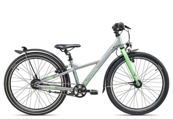 SCool XXlite SL 24-7 | 24 Zoll | silver/pastel green | 31 cm Radgröße