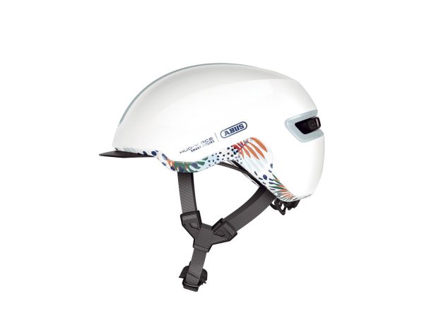 Abus HUD-Y ACE Helm | 57-61 cm | flower white