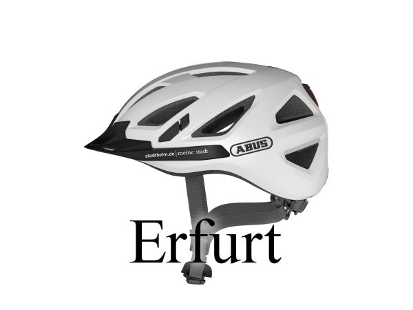 Abus Urban-I V3 Stadthelm weiß | 56-61 cm | Erfurt weiß