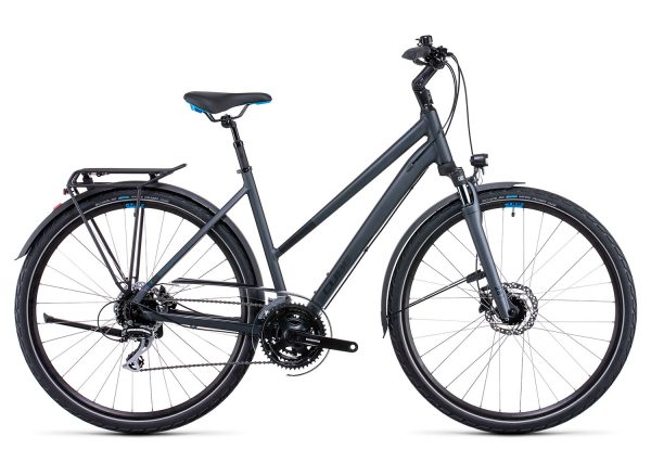 Cube Touring ONE Trapez 2022 | 28 Zoll | grey´n´blue | 46 cm Radgröße