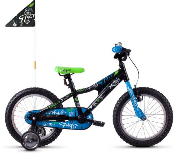 Ghost POWERKID AL 16 K Kinderfahrrad Schwarz Modell 2021