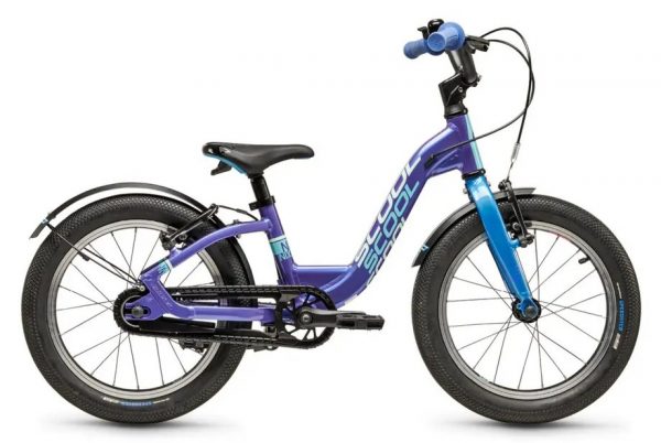 S'cool niXe EVO 16 1-Gang Kinderfahrrad Blau Modell 2023