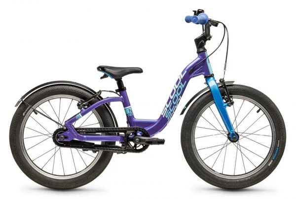 S'cool niXe EVO 18 1-Gang Kinderfahrrad Blau Modell 2023