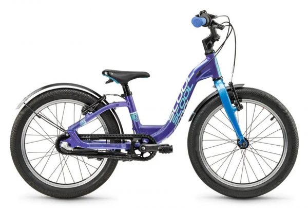 S'cool niXe EVO 18 3-Gang Kinderfahrrad Blau Modell 2023