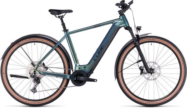 Cube Nuride Hybrid SLX 750 Allroad E-Bike Grün Modell 2023